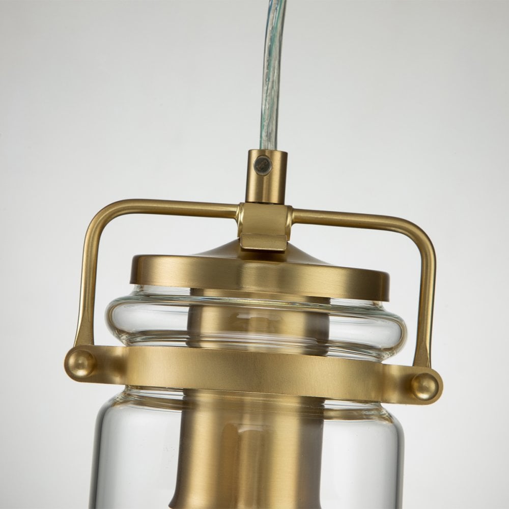 Kichler Brinley Single Mini Pendant - Brushed Brass