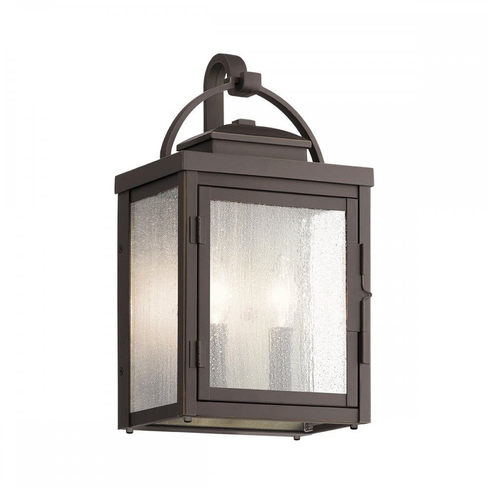 Kichler Carlson 2 Light Wall Lantern - Rubbed Bronze