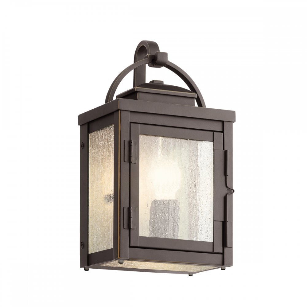 Kichler Carlson Single Wall Lantern - Rubbed Bronze