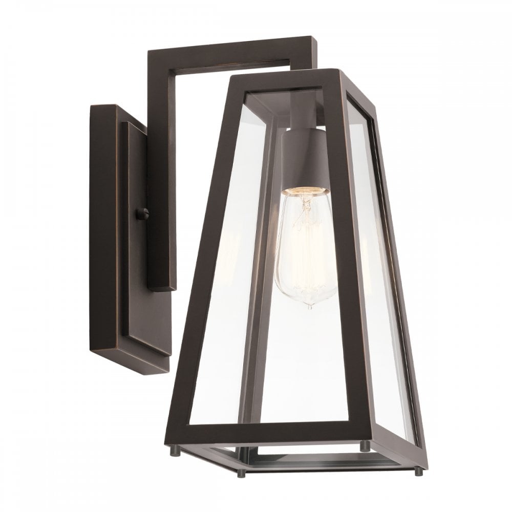 Kichler Delison Single Medium Wall Lantern - Rubbed Bronze