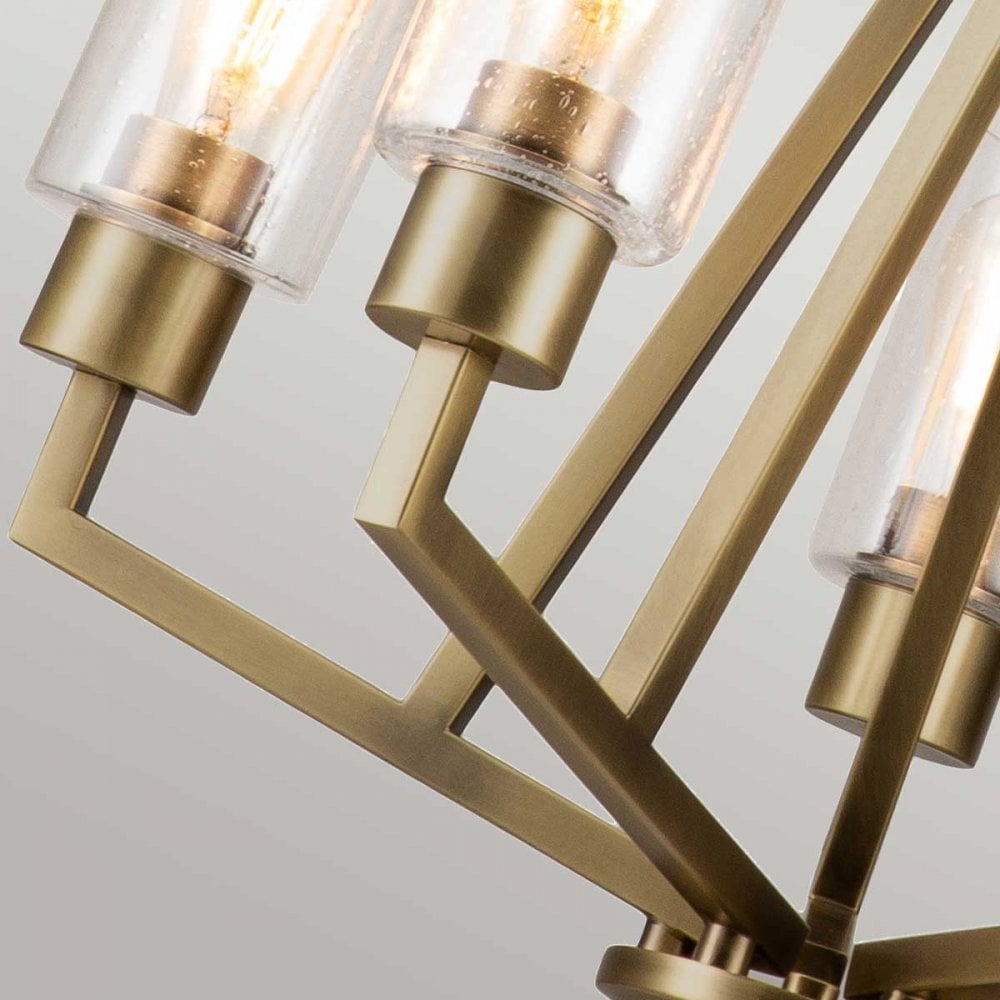 Kichler Deryn 5 Light Chandelier - Natural Brass