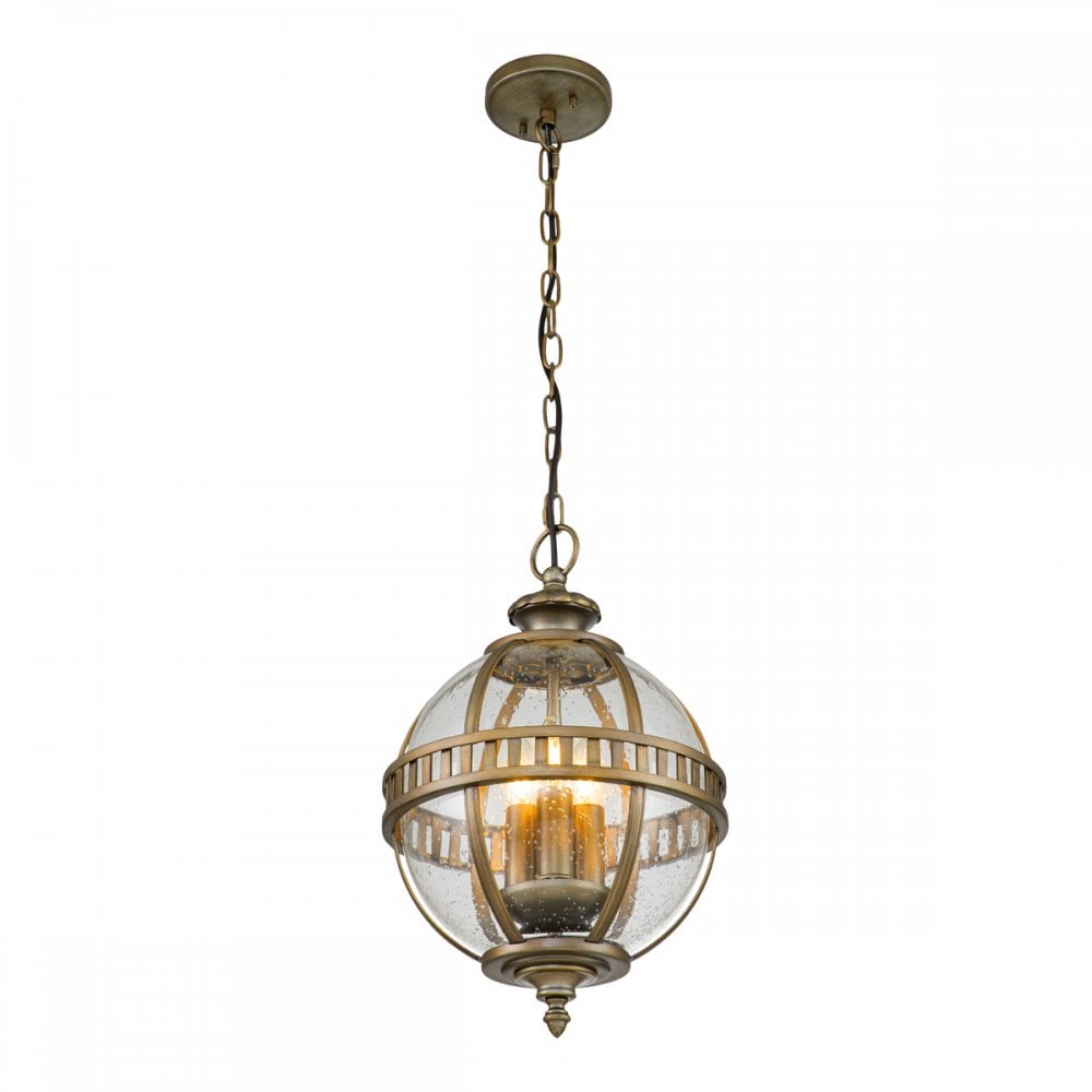 Kichler Halleron 3 Light Chain Lantern - Burnished Bronze