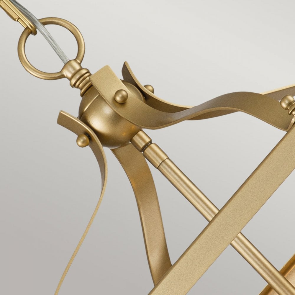 Kichler Larkin 3 Light Medium Pendant - Painted Natural Brass