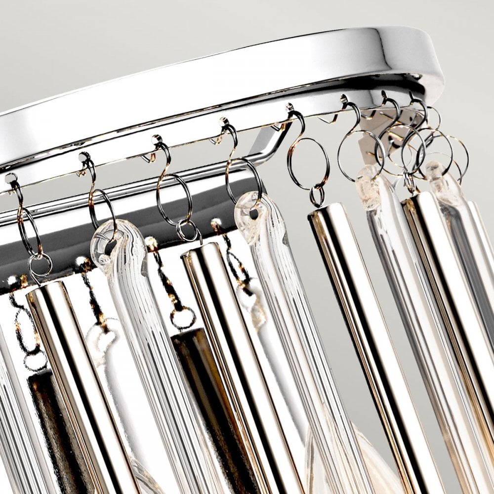 Kichler Piper 2 Light Wall Light - Polished Chrome