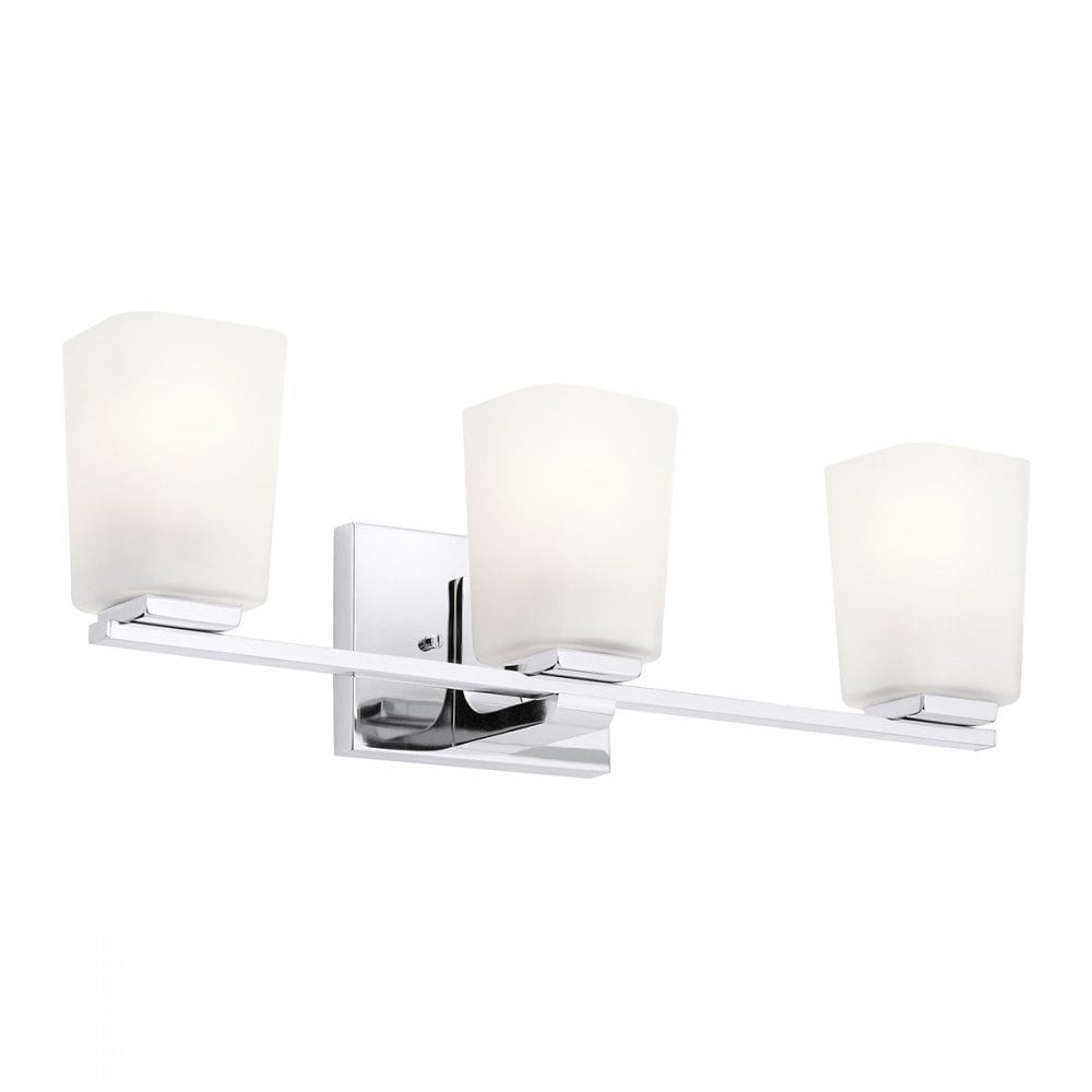 Kichler Roehm 3 Light Bathroom Wall Light - Polished Chrome