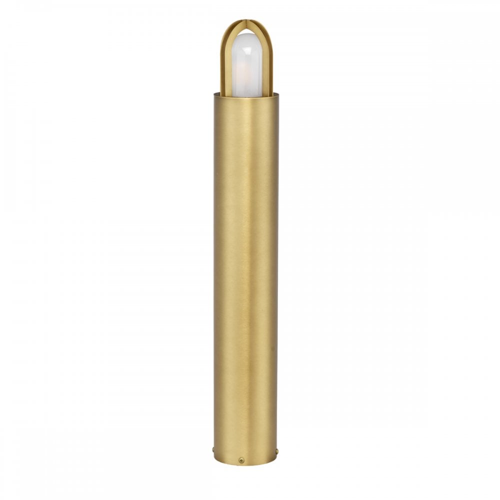Elstead Paignton Single Bollard 700mm - Antique Brass