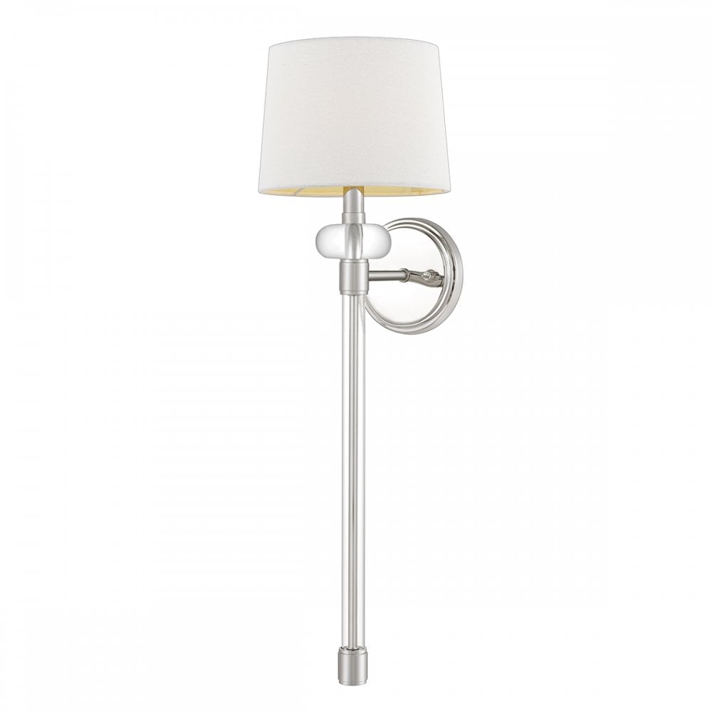 Quoizel Barbour Single Wall Light - Polished Nickel