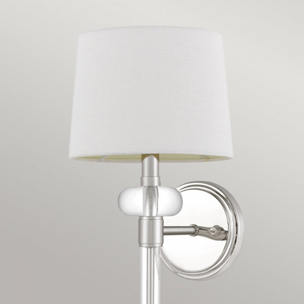 Quoizel Barbour Single Wall Light - Polished Nickel