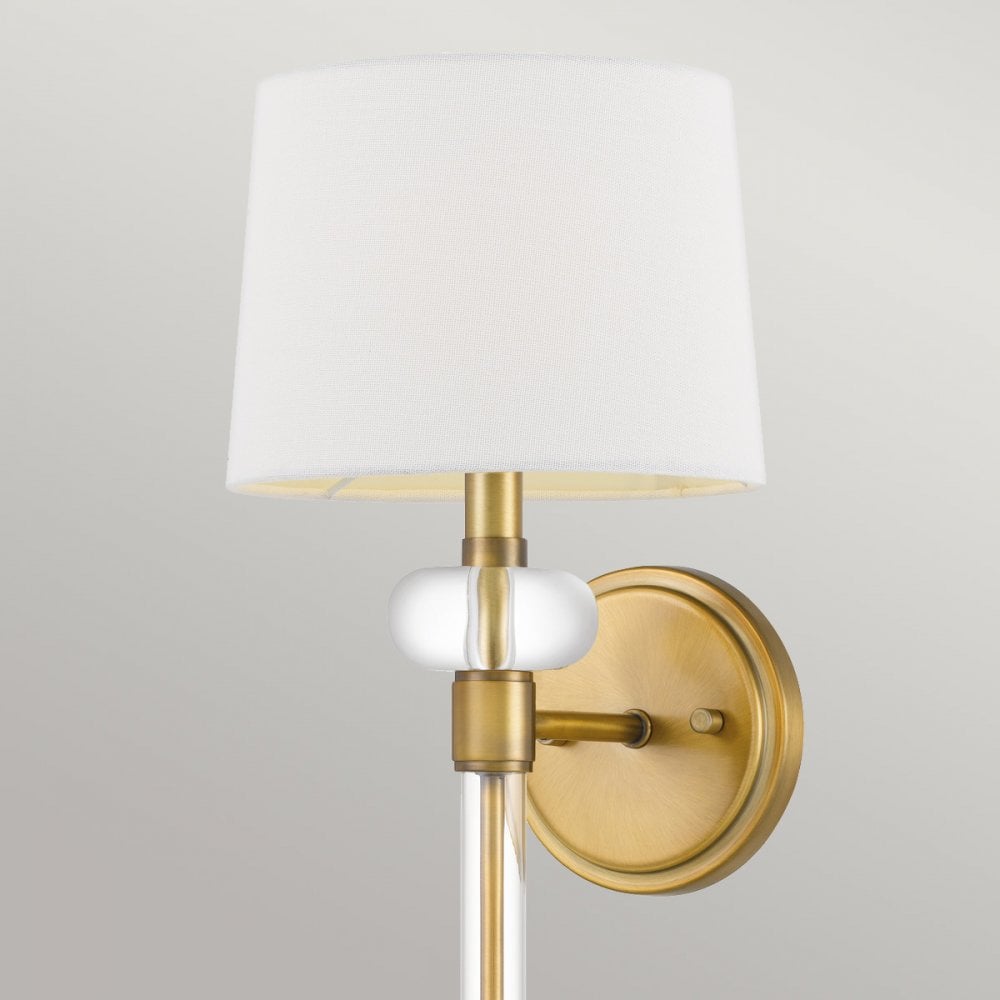 Quoizel Barbour Single Wall Light - Weathered Brass