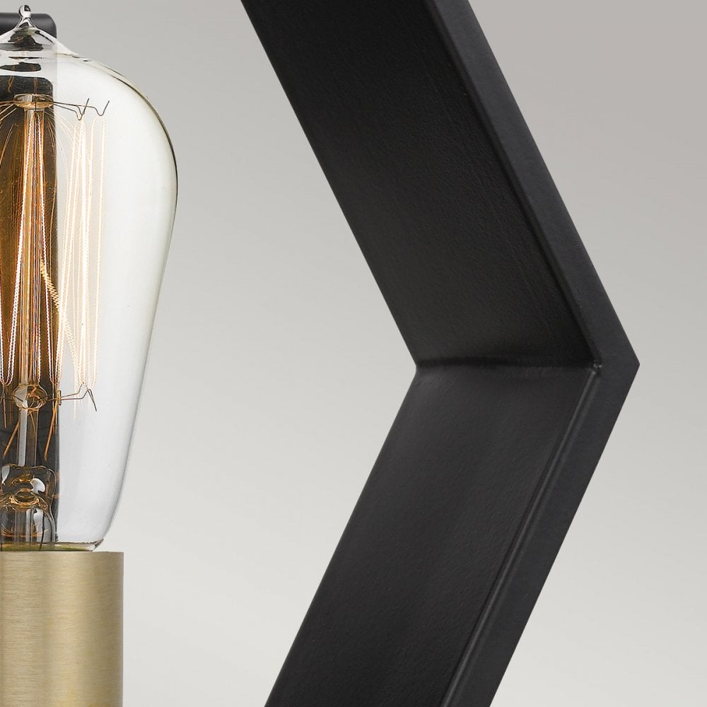 Quoizel Bismarck Single Wall Light - Earth Black