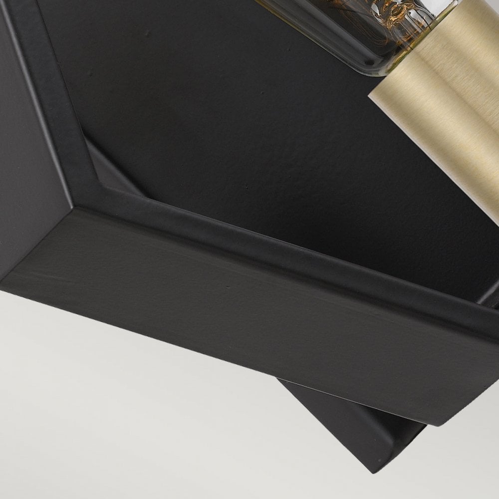 Quoizel Bismarck Single Wall Light - Earth Black