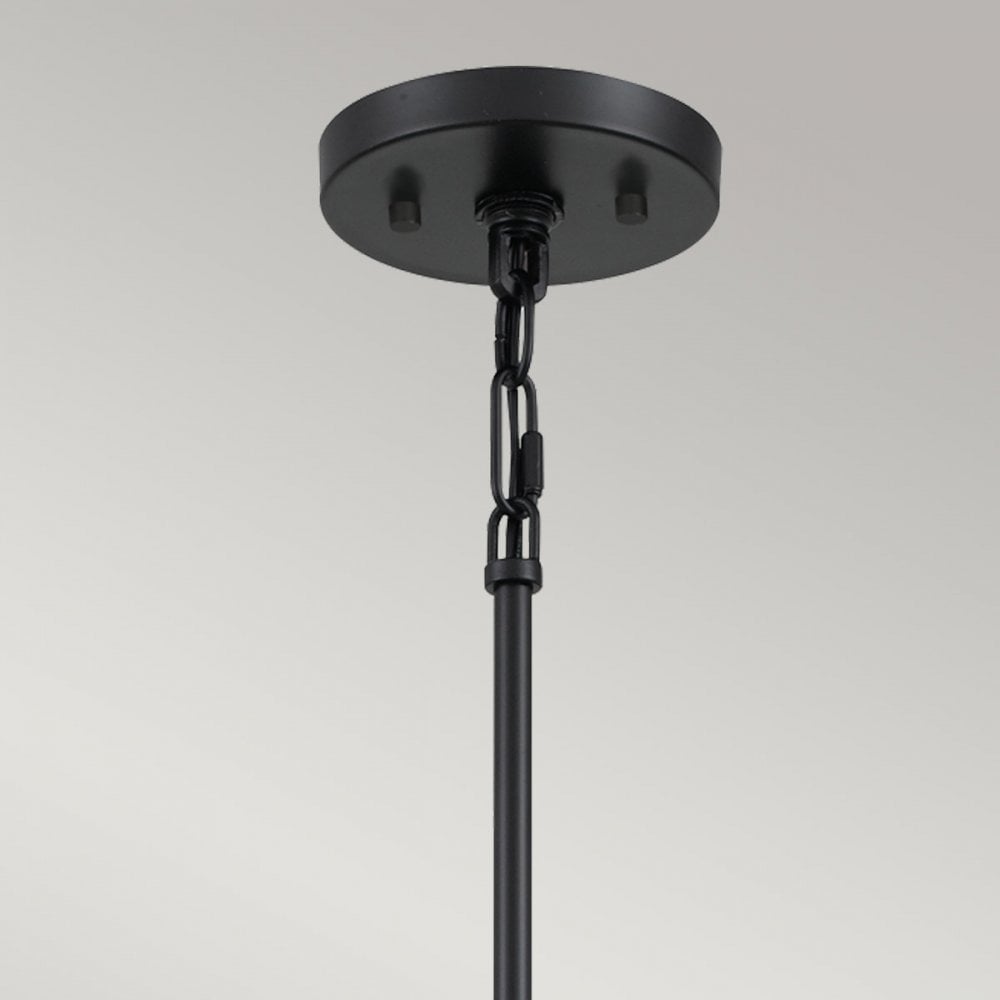 Quoizel Bismarck 5 Light Chandelier - Earth Black