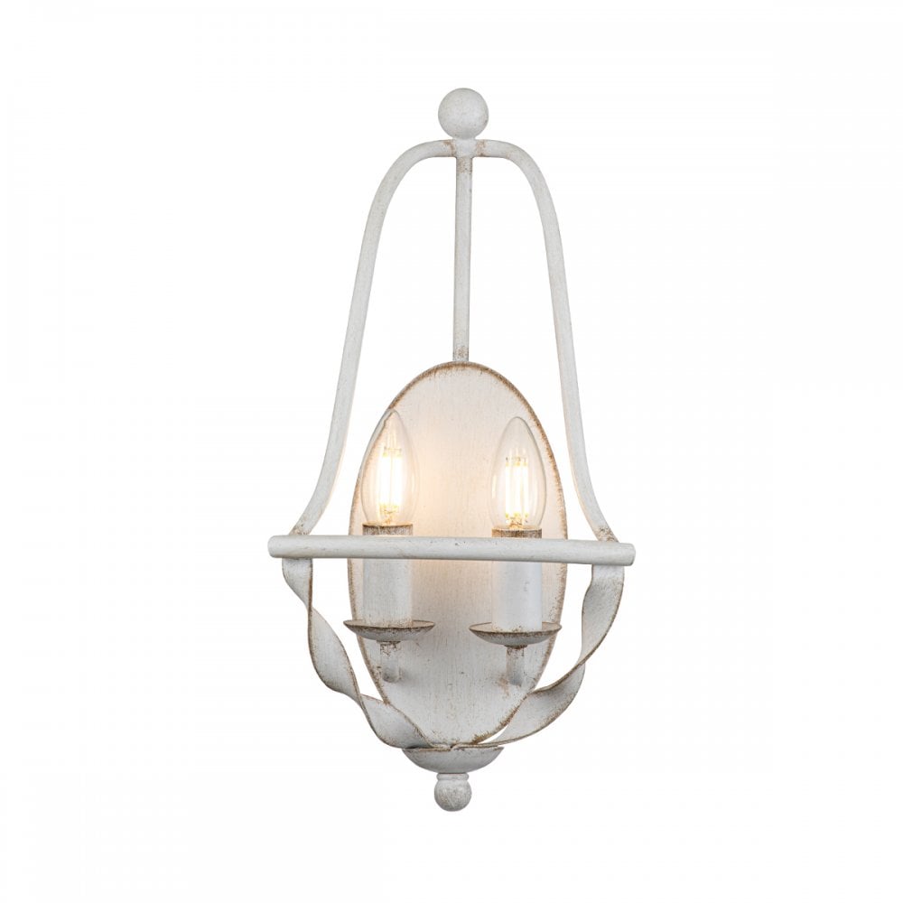 Quoizel Bradbury 2 Light Wall Light - Antique White