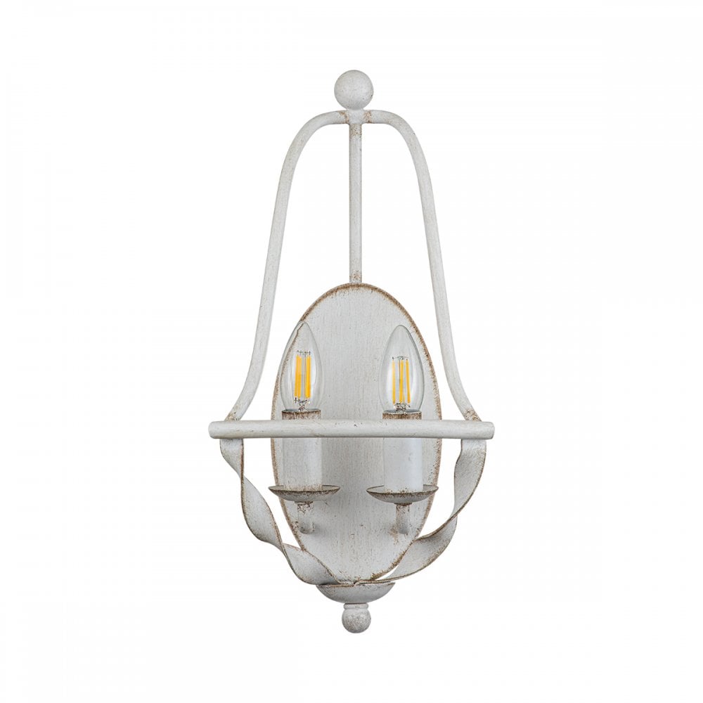 Quoizel Bradbury 2 Light Wall Light - Antique White