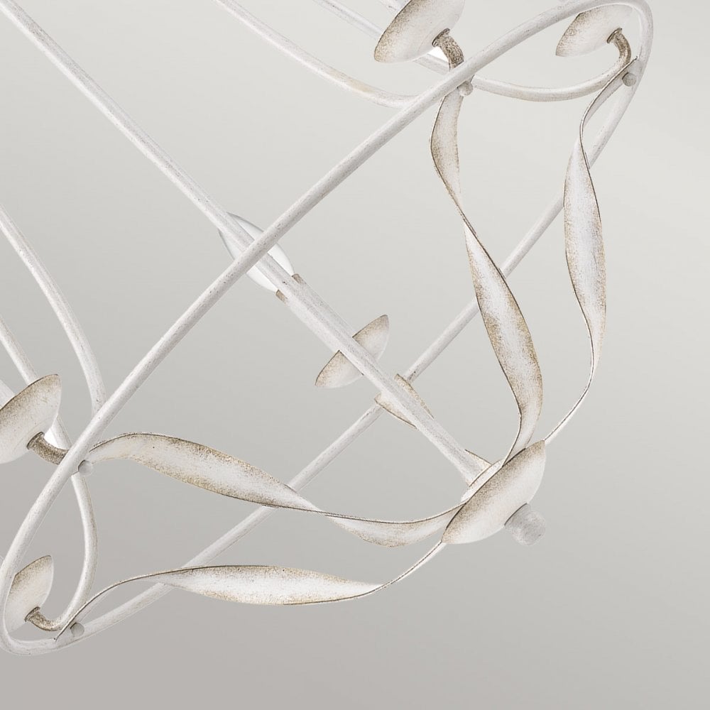 Quoizel Bradbury 5 Light Chandelier - Antique White