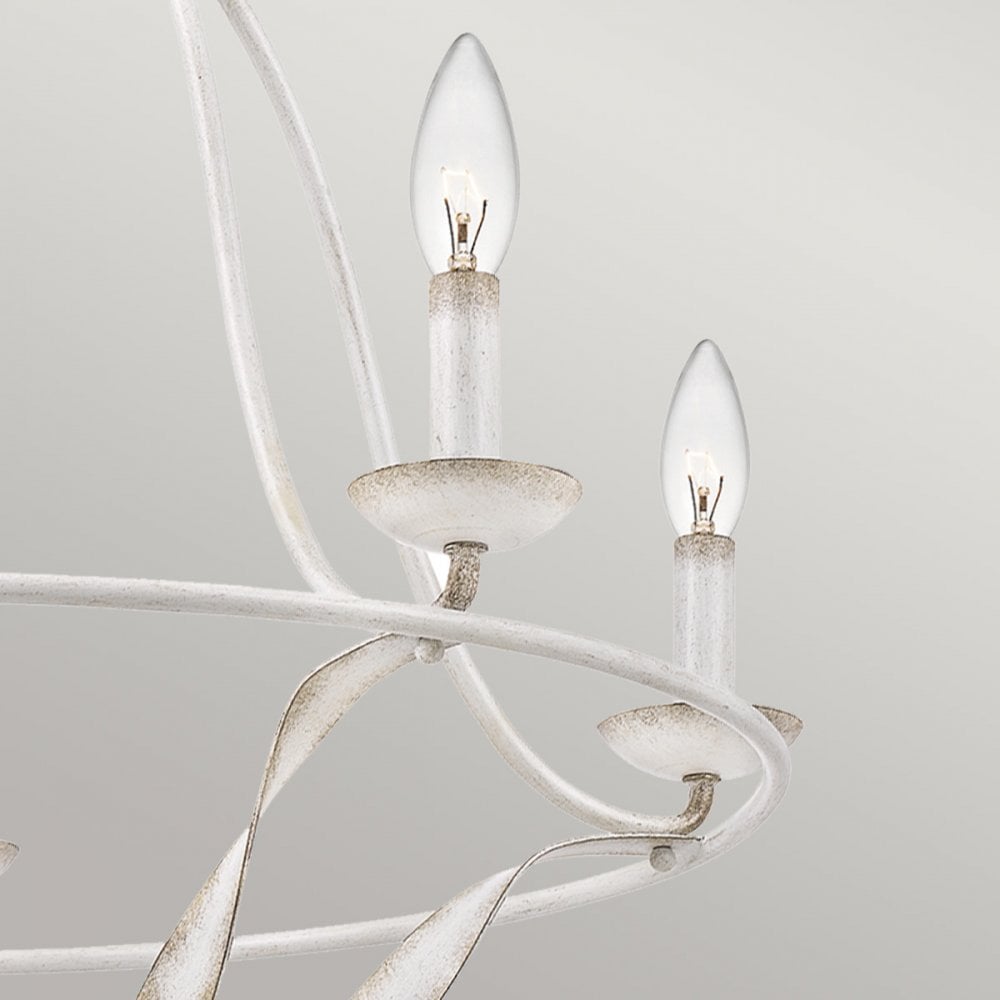 Quoizel Bradbury 5 Light Chandelier - Antique White