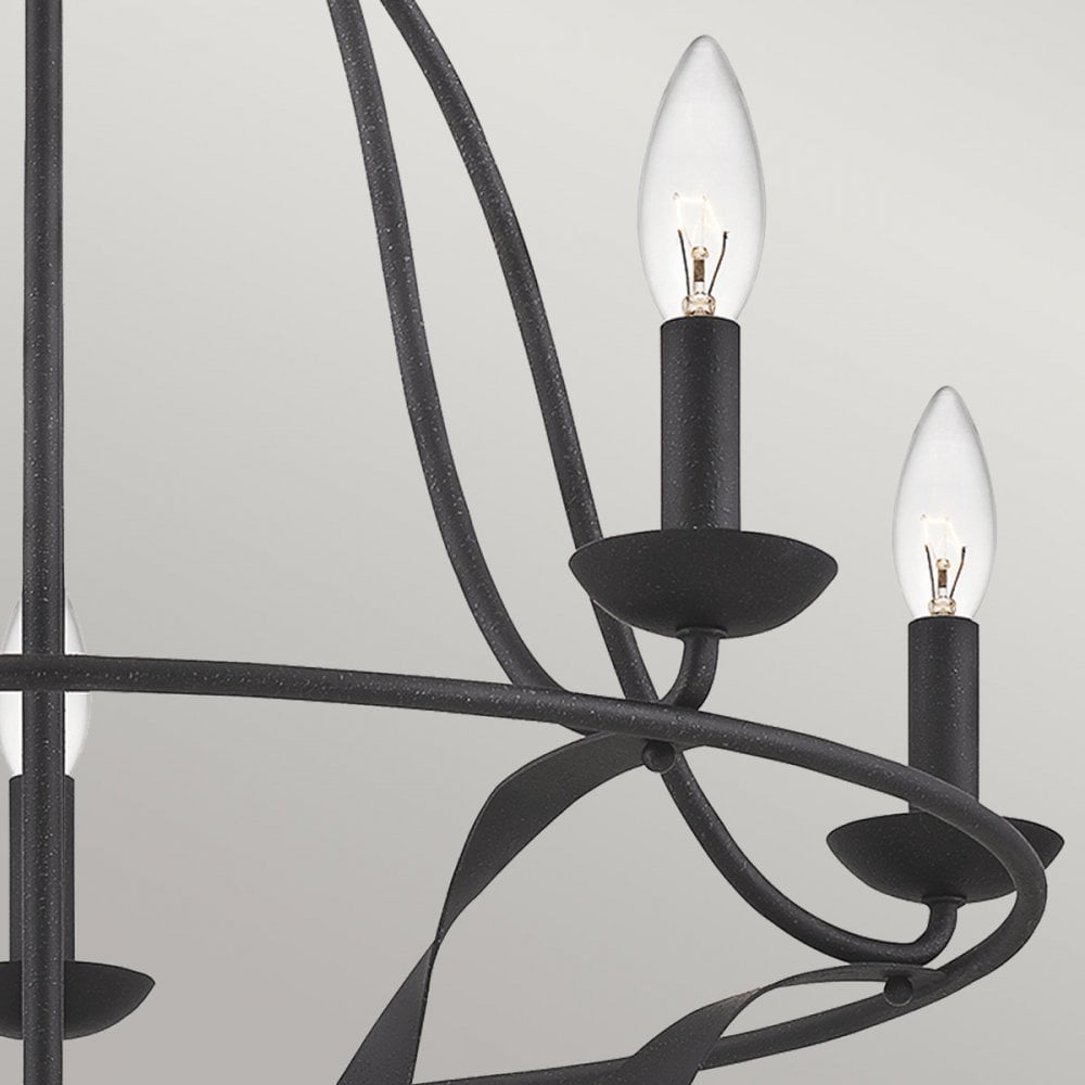 Quoizel Bradbury 5 Light Chandeliert - Grey Ash
