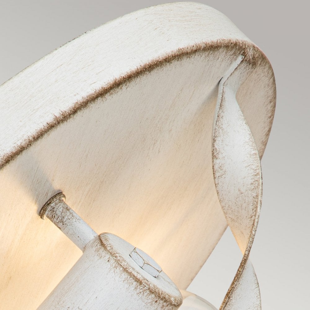 Quoizel Bradbury 2 Light Flush Fitting - Antique White