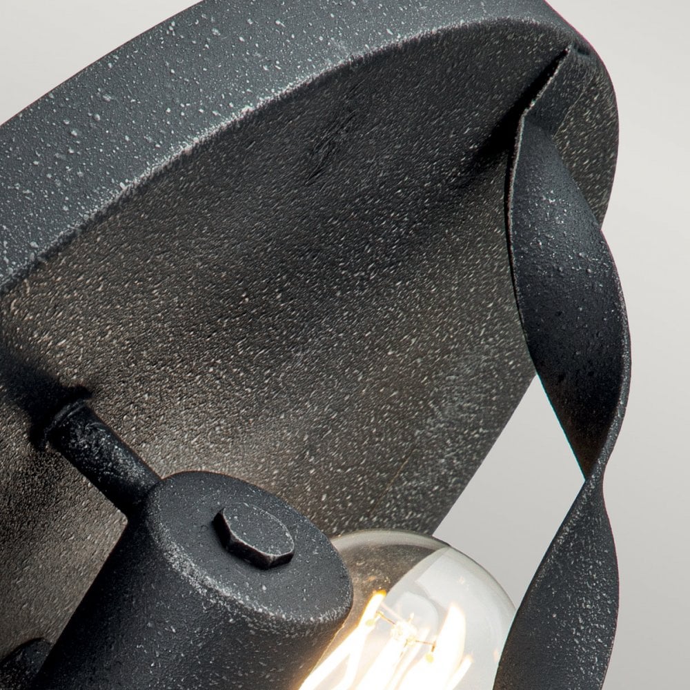 Quoizel Bradbury 2 Light Flush Fitting - Grey Ash