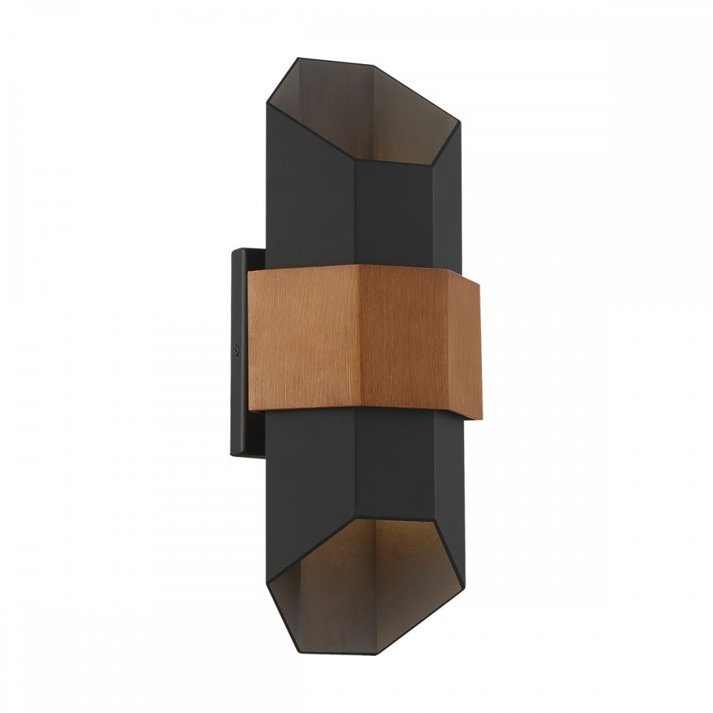 Quoizel Chasm LED Wall Lantern - Medium - Matte Black