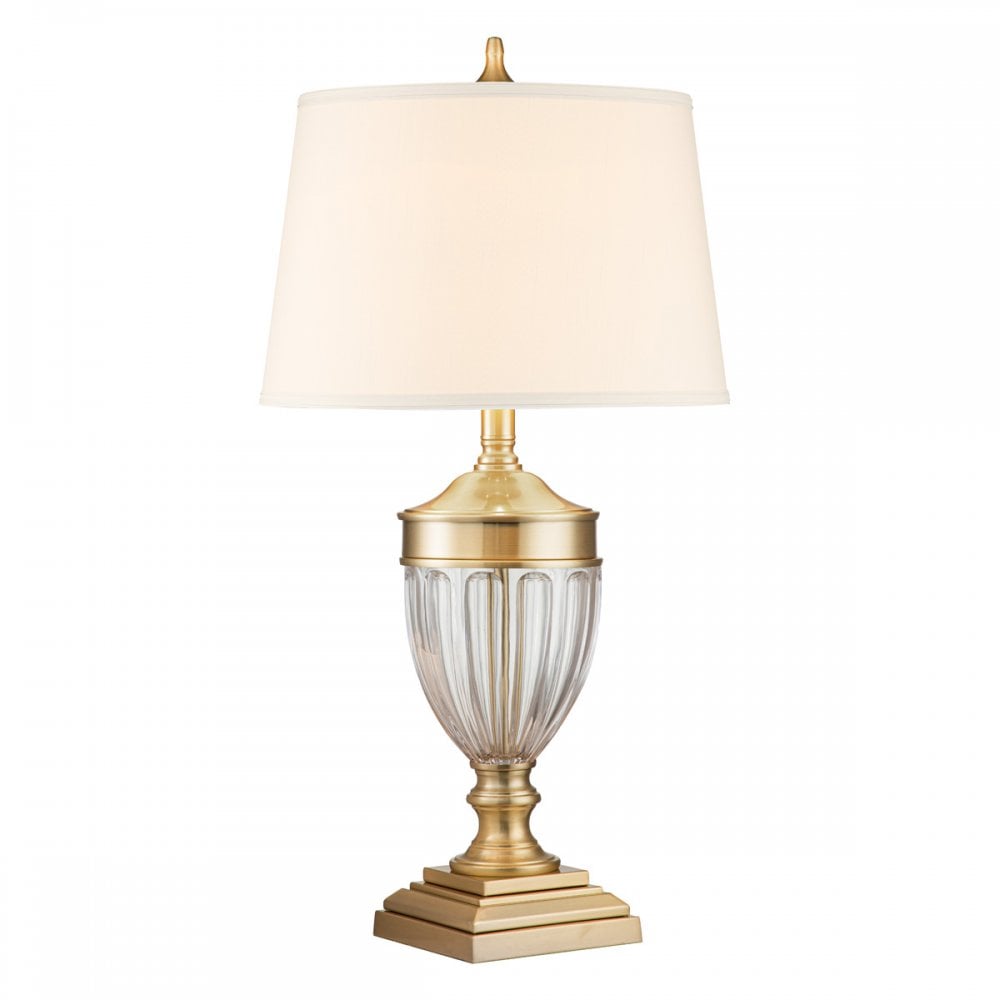 Quoizel Dennison Single Table Lamp - Brushed Brass