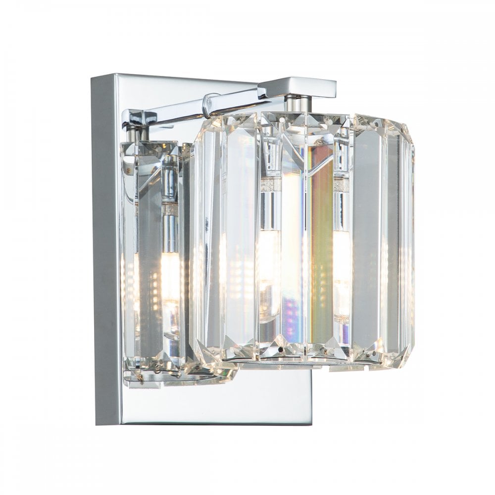 Quoizel Divine Single Bathroom Wall Light - Polished Chrome
