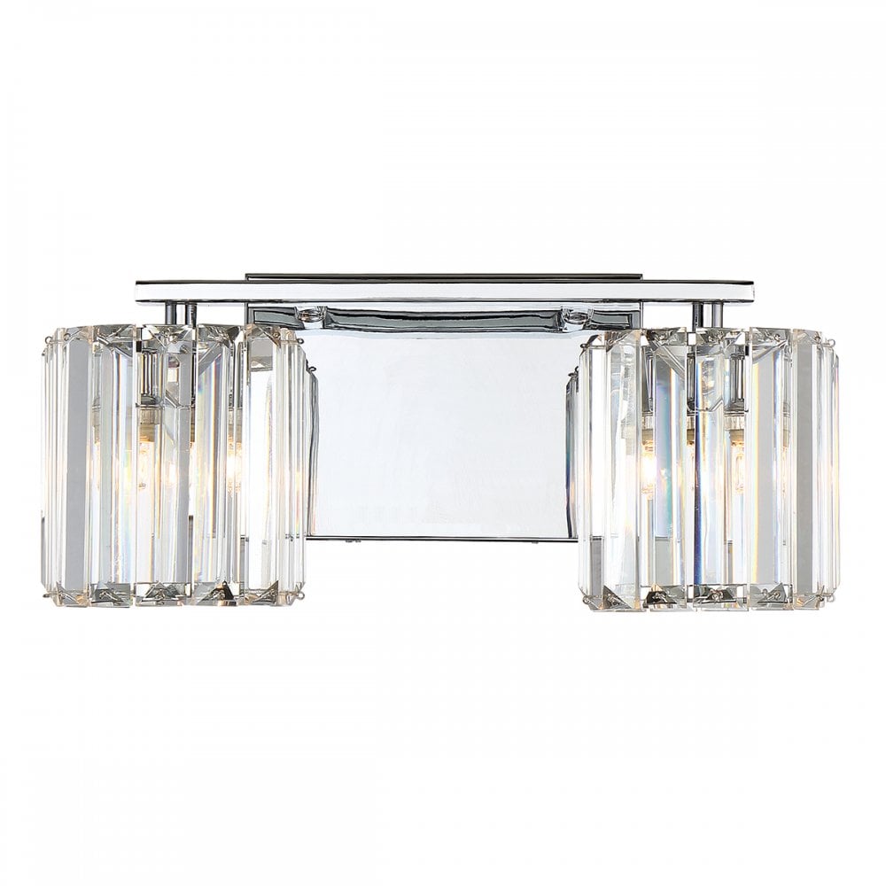Quoizel Divine 2 Light Bathroom Wall Light - Polished Chrome