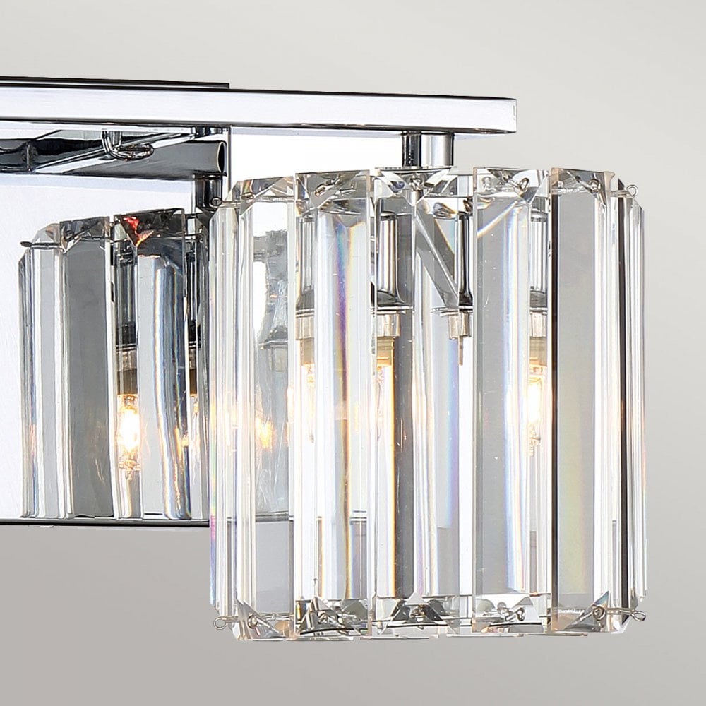 Quoizel Divine 2 Light Bathroom Wall Light - Polished Chrome