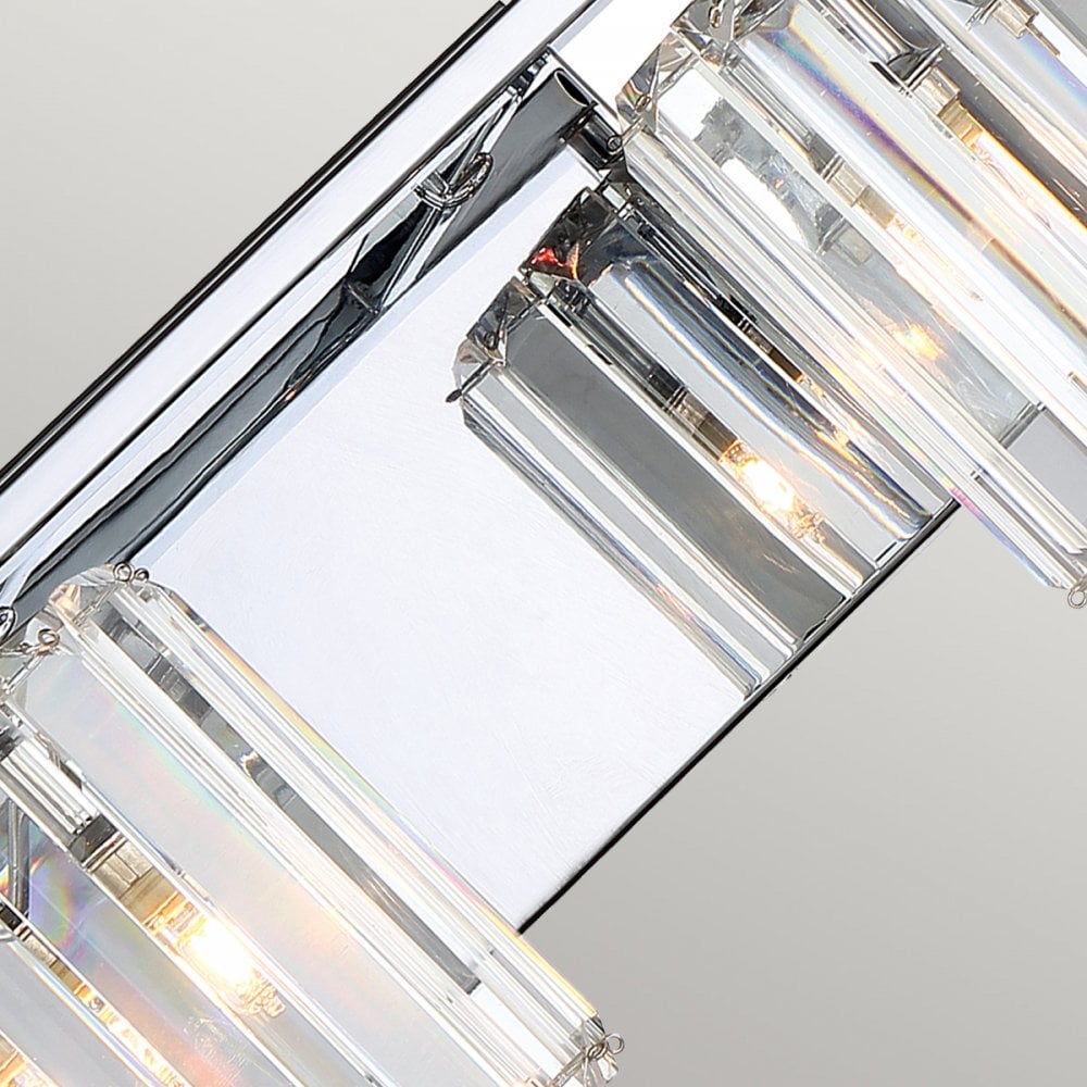 Quoizel Divine 2 Light Bathroom Wall Light - Polished Chrome