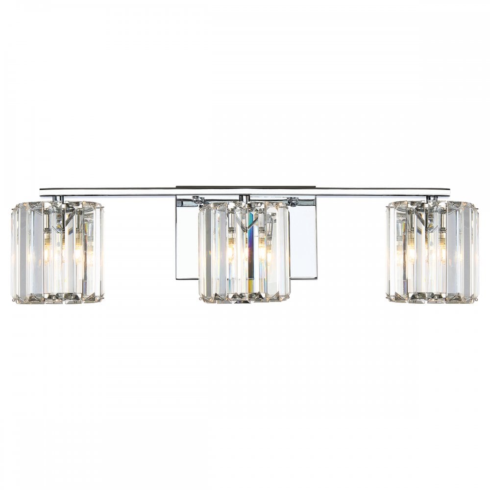 Quoizel Divine 3 Light Bathroom Wall Light - Polished Chrome