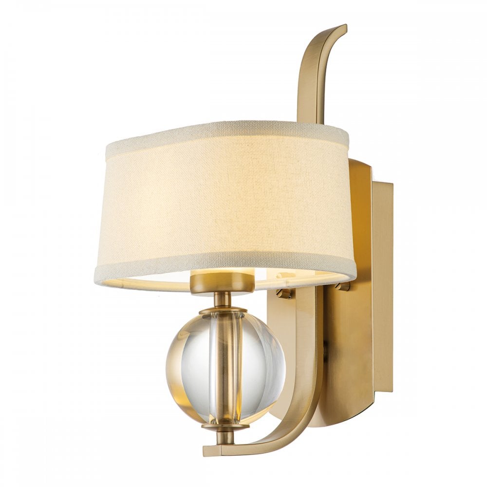 Quoizel Uptown Gotham Single Wall Light - Brushed Brass