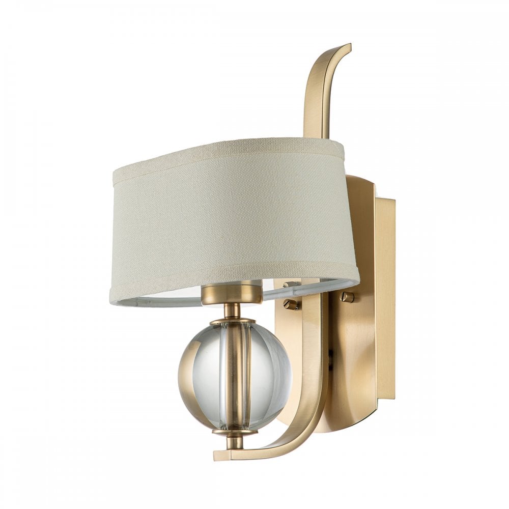 Quoizel Uptown Gotham Single Wall Light - Brushed Brass