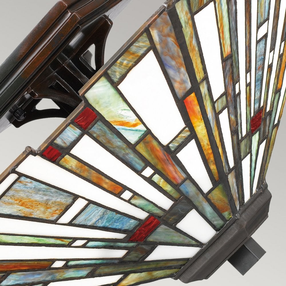 Quoizel Maybeck 2 Light Flush Fitting - Valiant Bronze