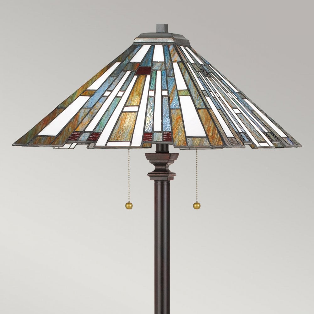 Quoizel Maybeck 2 Light Floor Lamp - Valiant Bronze