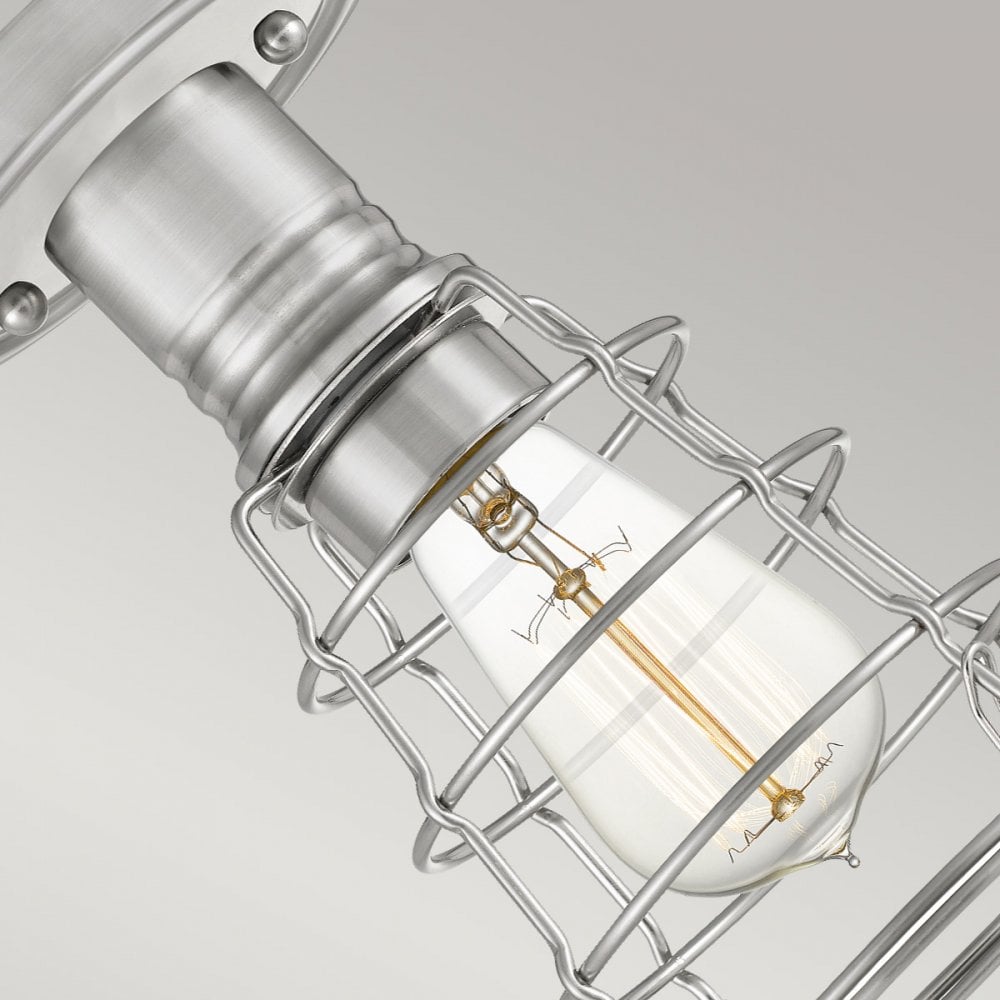 Quoizel Mixon Single Semi-Flush Fitting - Brushed Nickel