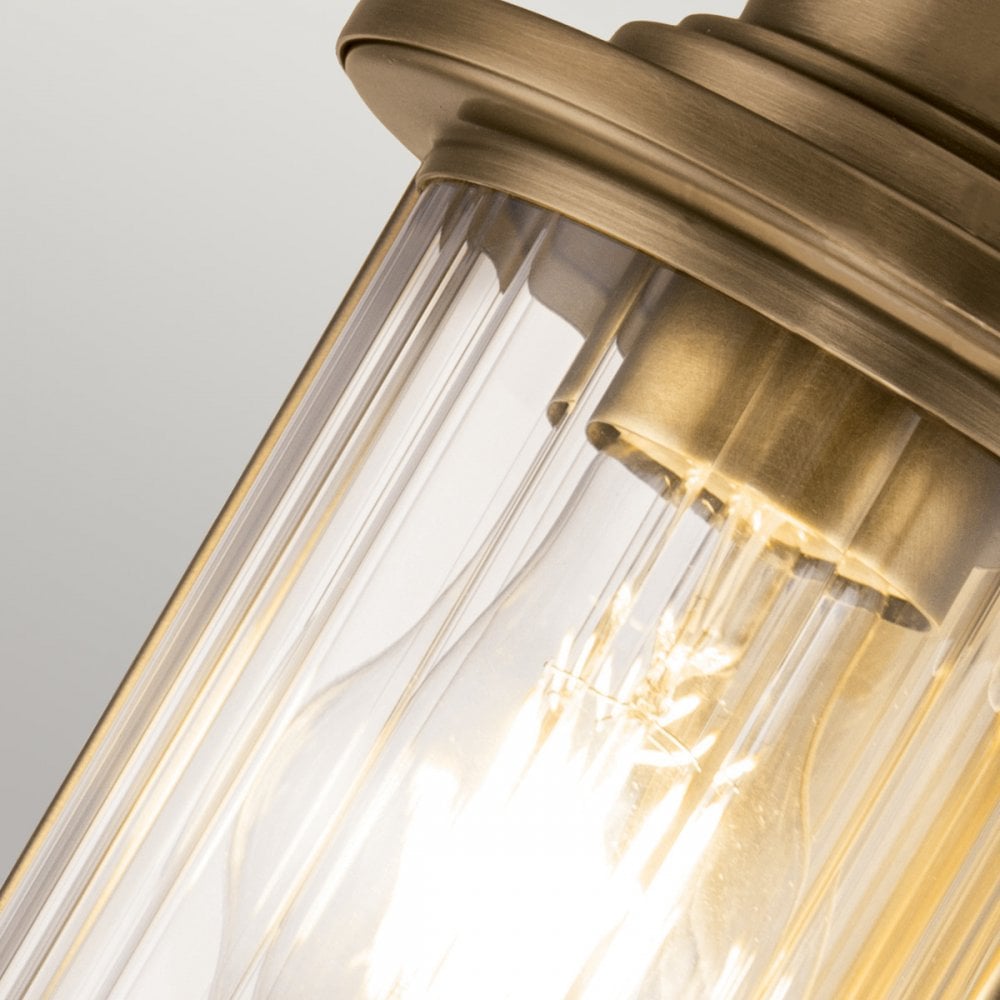 Quoizel Riggs Single Wall Light - Weathered Brass