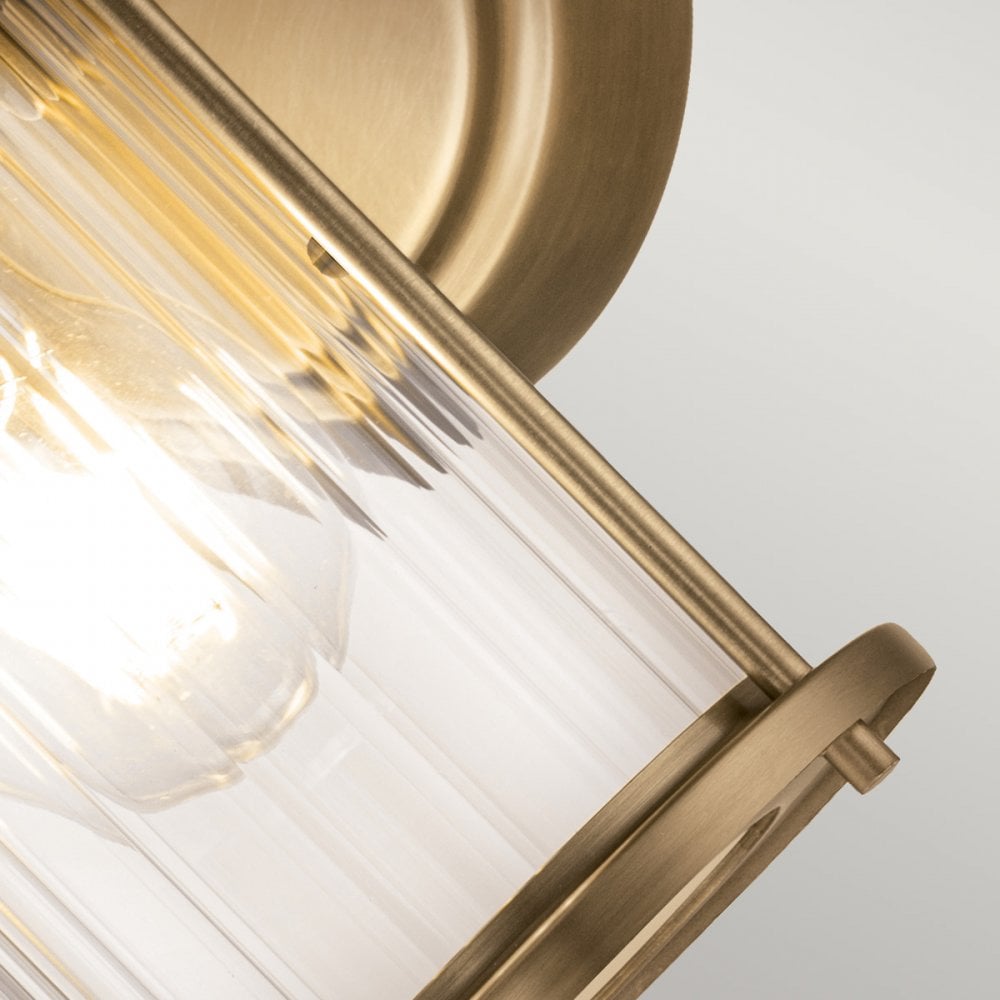 Quoizel Riggs Single Wall Light - Weathered Brass