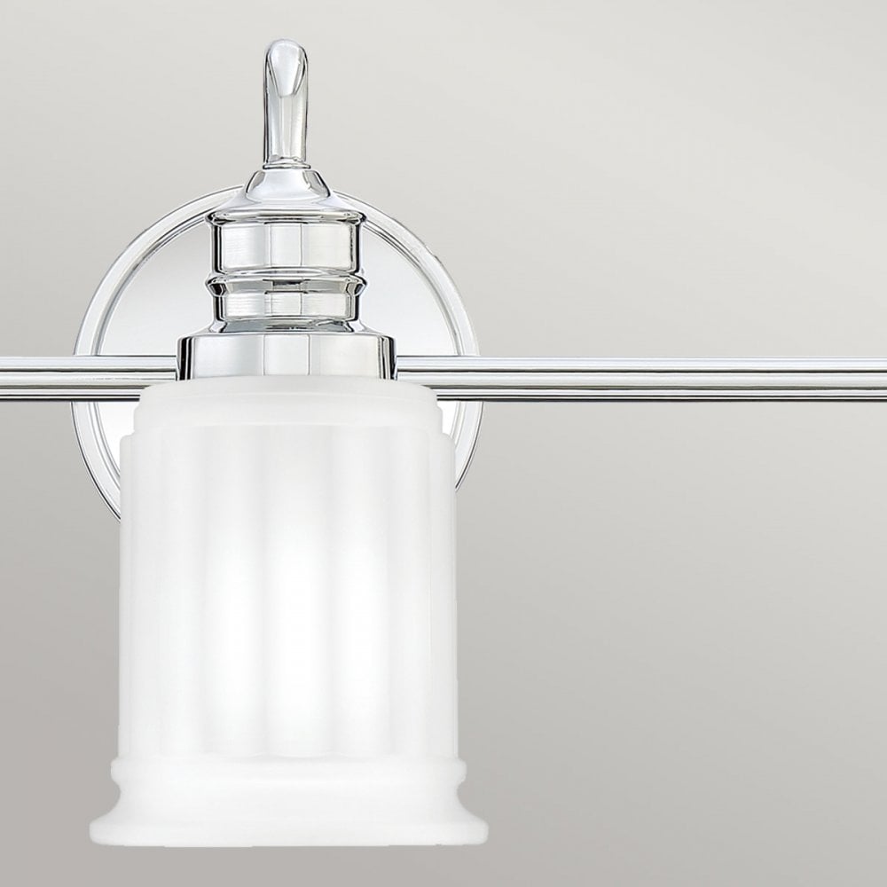 Quoizel Swell 3 Light Bathroom Wall Light - Polished Chrome