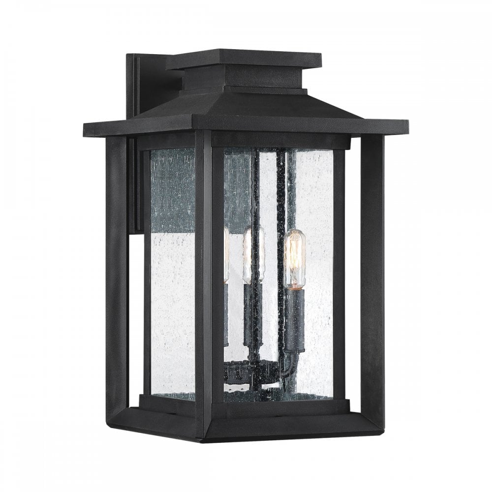 Quoizel Wakefield 3 Light Large Wall Lantern - Earth Black