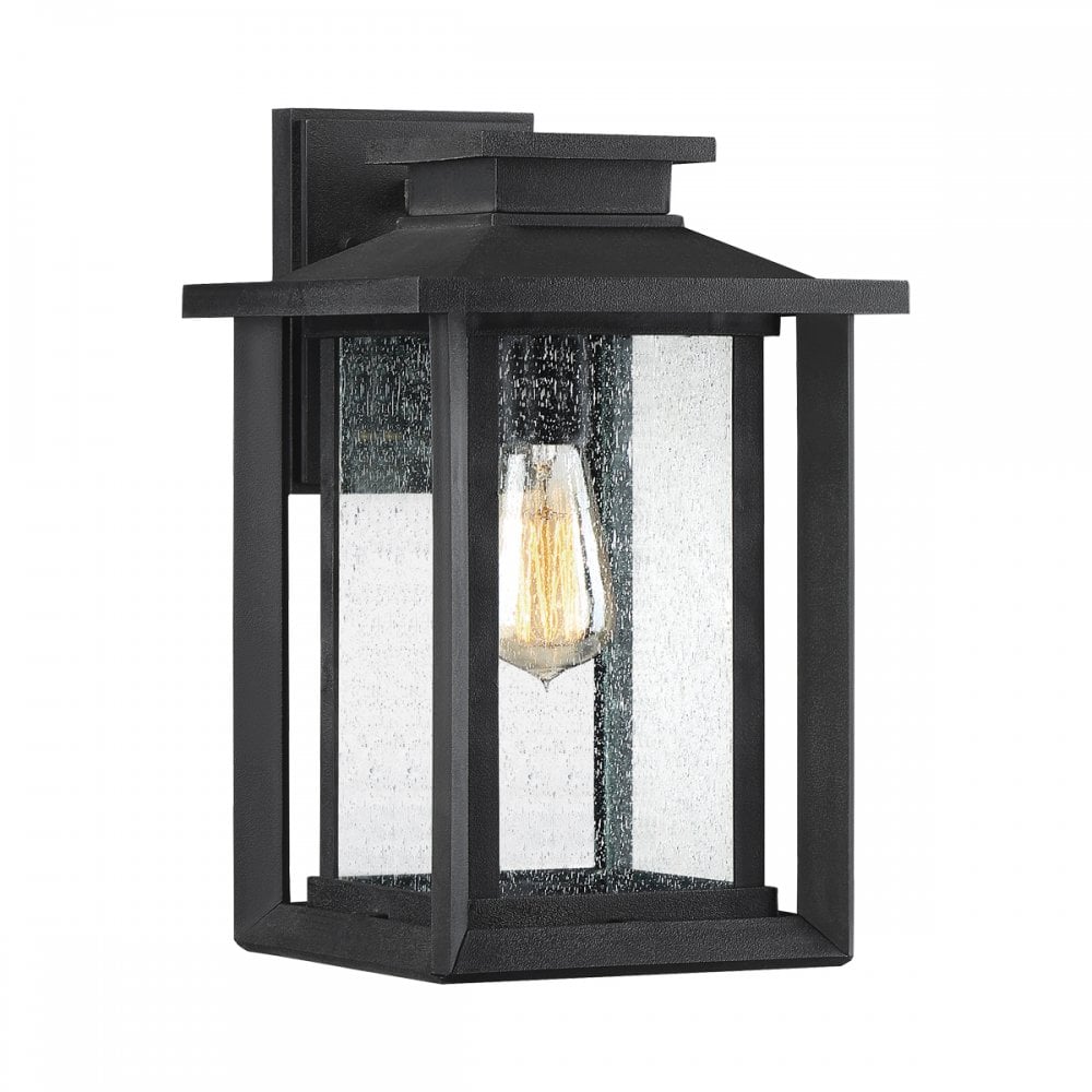 Quoizel Wakefield Single Medium Wall Lantern - Earth Black