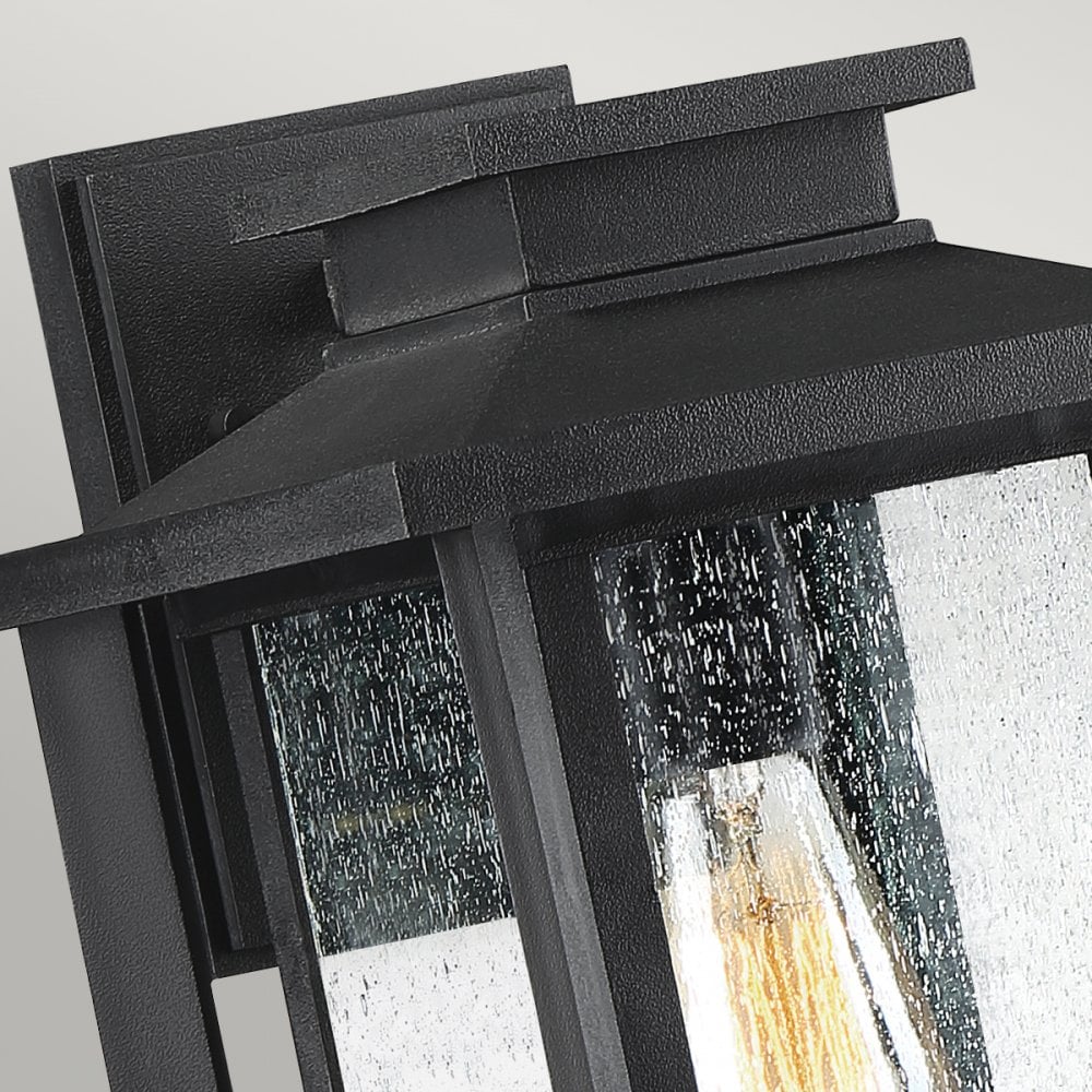 Quoizel Wakefield Single Medium Wall Lantern - Earth Black