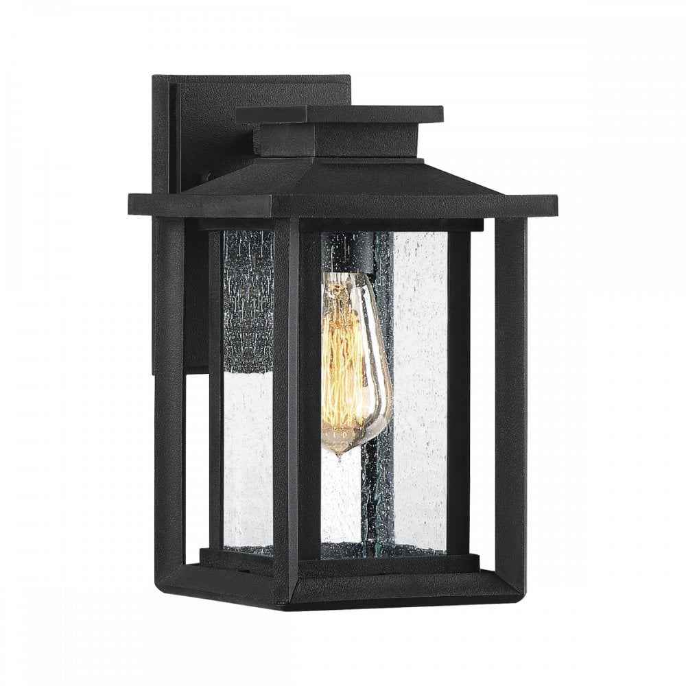 Quoizel Wakefield Single Small Wall Lantern - Earth Black