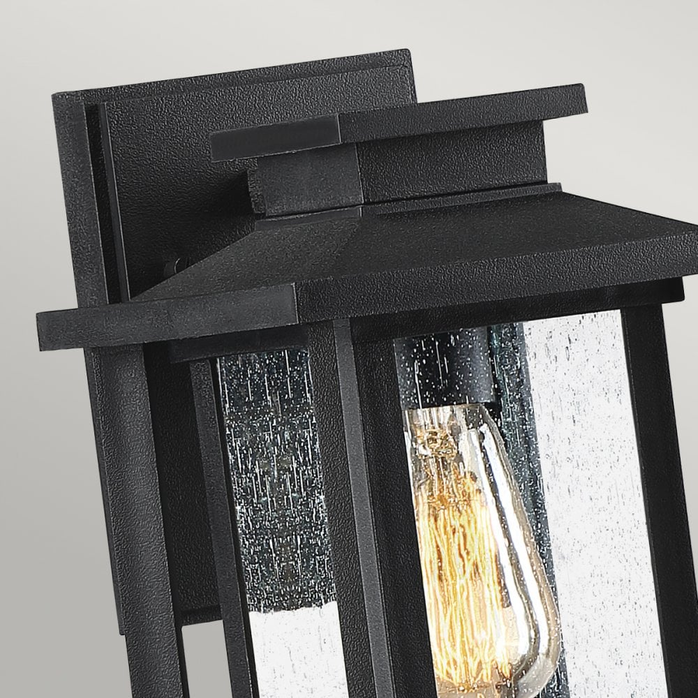 Quoizel Wakefield Single Small Wall Lantern - Earth Black