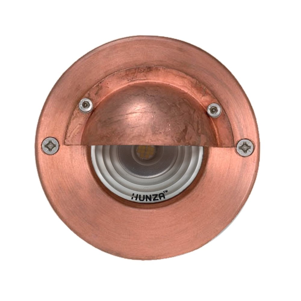 Hunza Pure LED Step Light Eyelid- Copper - Low Voltage