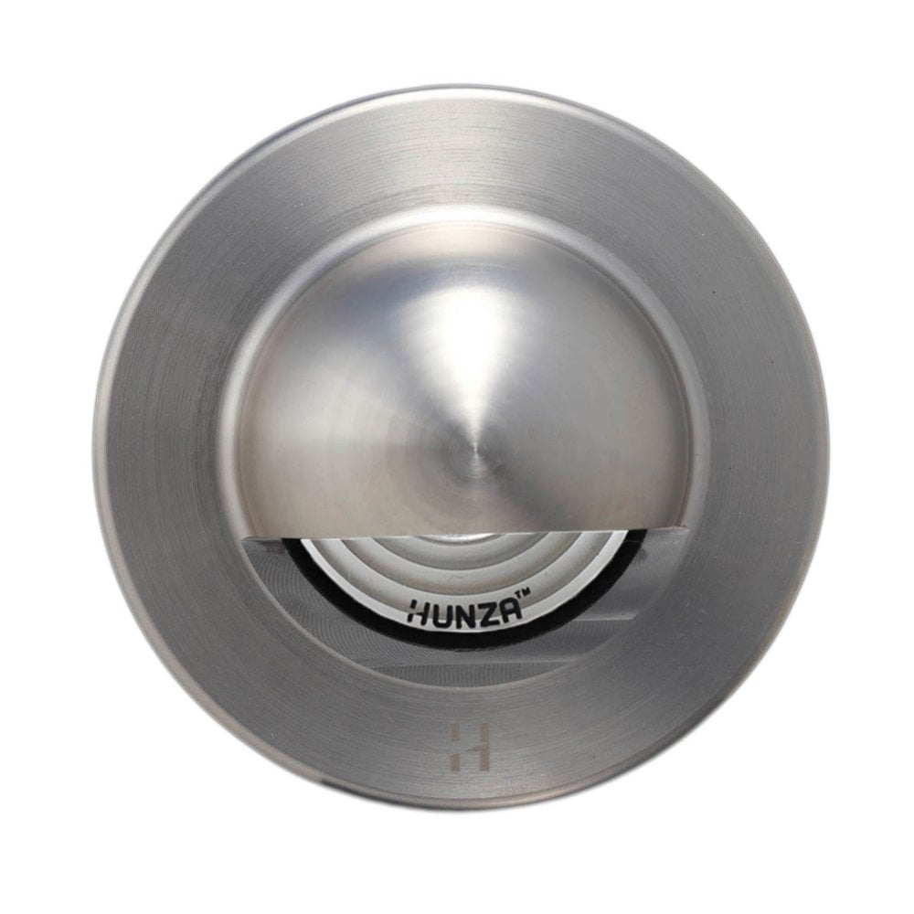Hunza Pure LED Step Light Solid Eyelid - Stainless Steel - Low Voltage