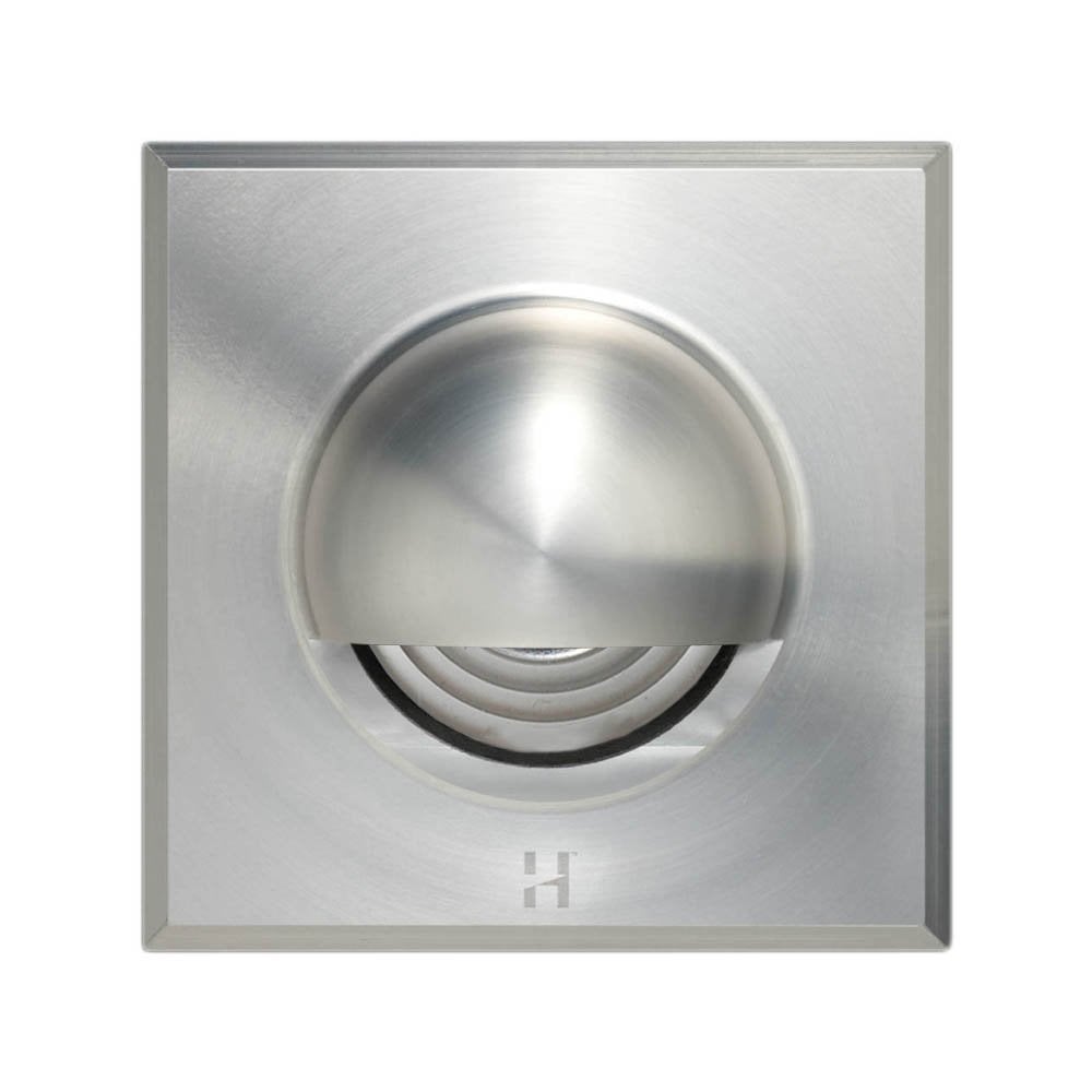 Hunza Pure LED Step Light Solid Eyelid Square - Stainless Steel - Low Voltage