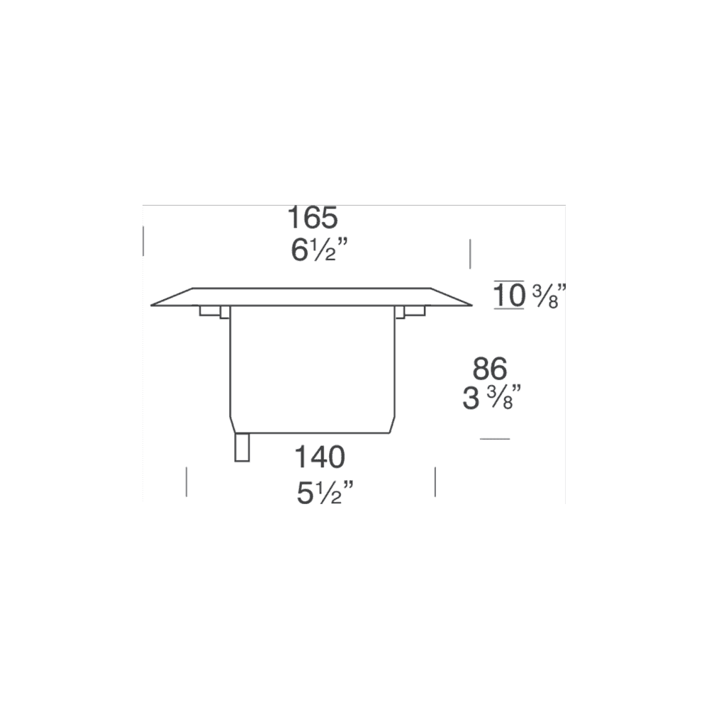 Hunza Pure LED Lawn Light Deck Mount - Stainless Steel - Low Voltage