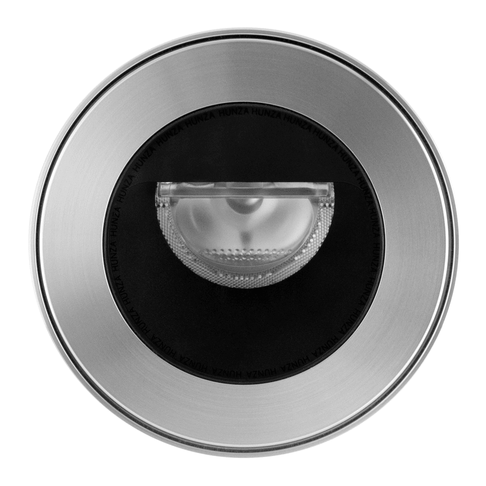 Hunza Pure LED Flush Washer Recessed - Stainless Steel - Low Voltage