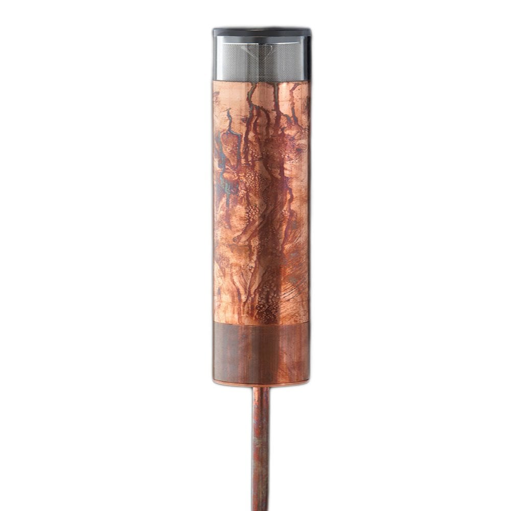 Hunza Pure LED Bollard 300mm (Spike Mounted) - Copper - Low Voltage