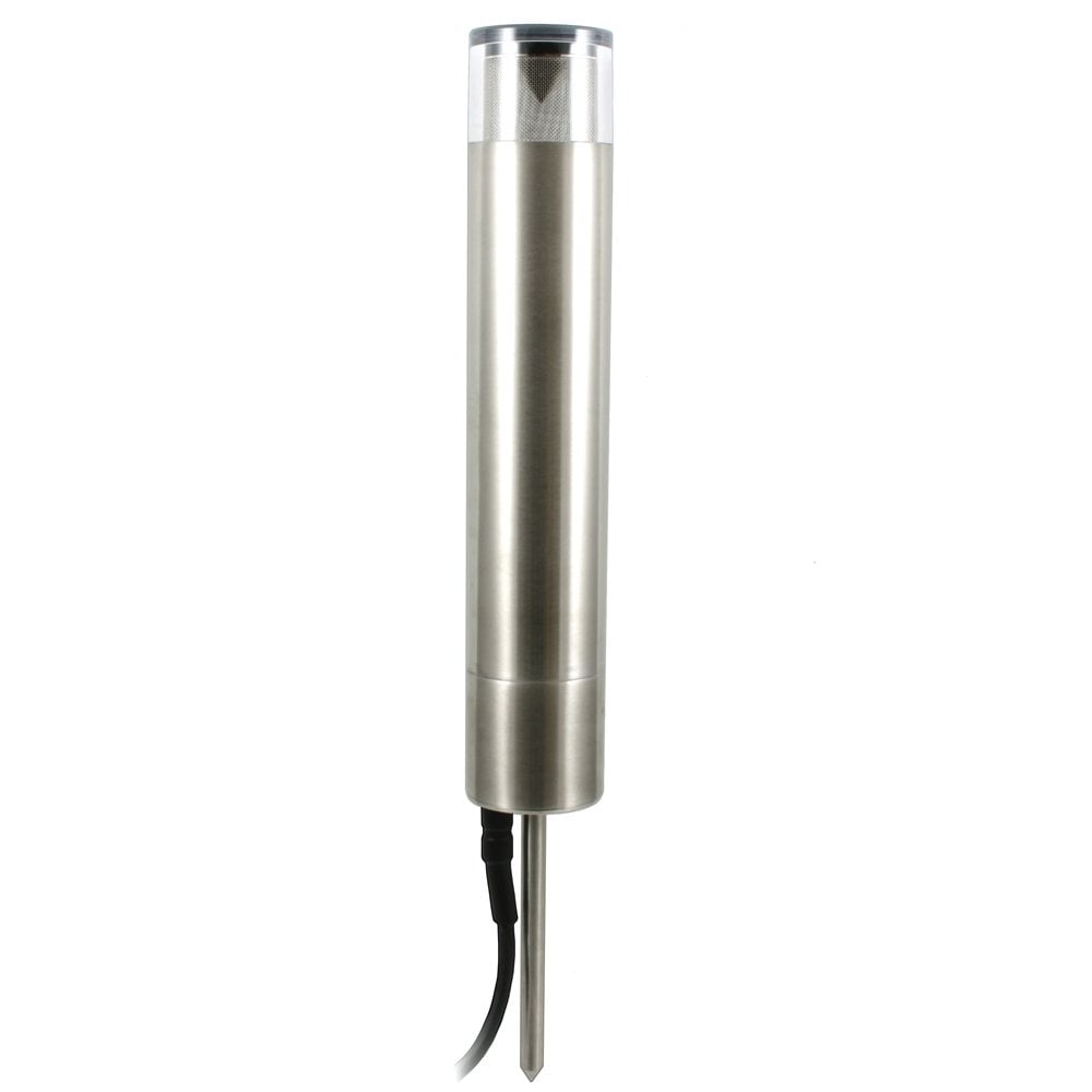 Hunza Pure LED Bollard 300mm (Spike Mounted) - Stainless Steel - Low Voltage